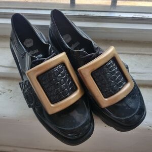 Melissa x Viktor & Rolf Kick Off Buckle Up clogs/loafers